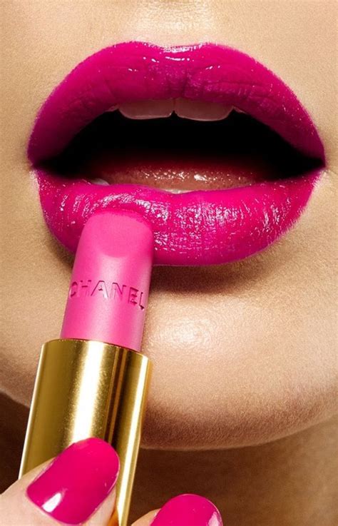 Chanel pink lipstick